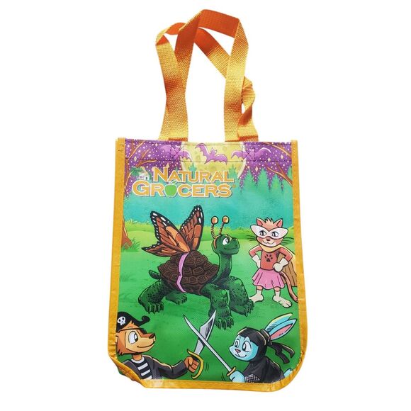 Natural Grocers Bag Reusable Shopping Tote Limited Edition Halloween Fall 8”x10” - Picture 6 of 6